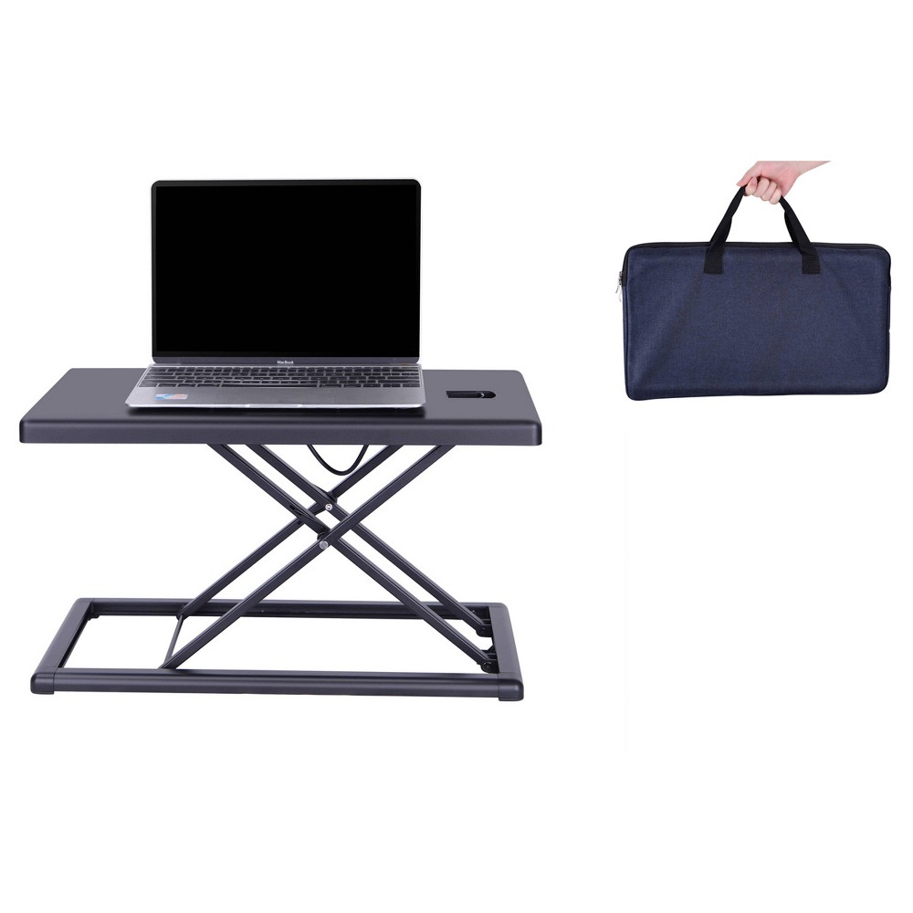 Photos - Office Desk 19" Portable Desk Riser Black - Rocelco