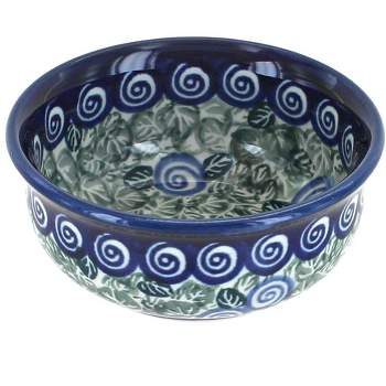 Blue Rose Polish Pottery Stars & Stripes Large Mixing Bowl : Target