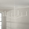 Capital Lighting Grady 6 - Light Chandelier in  Textured White - 3 of 4