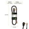 Go Green Power GG-27304 4' 4 Wire Dryer Cord, 30 Amp - 2 of 4