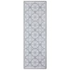 Modern Washable Area Rug for Living Room, Floral Area Rug with Non Slip Backing, Foldable Indoor Low Pile Carpet for Home - 3 of 4