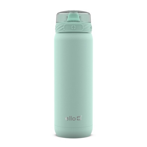 Ello 12oz Stainless Steel Ride Kids' Water Bottle Pink