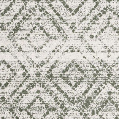 ivory/dark green