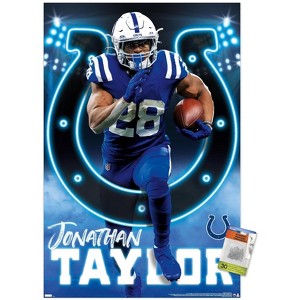 Trends International NFL Indianapolis Colts - Jonathan Taylor 22 Unframed Wall Poster Prints - 1 of 4