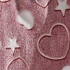 My Heart Star Micro Plush All Season Throw 50" X 60" Multicolor by Plazatex - 3 of 3
