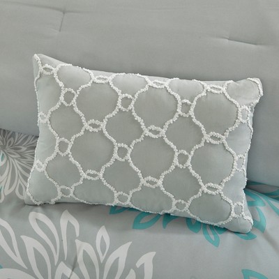 King Gray Cotton Reversible Comforter and Sheet Set