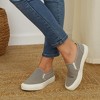 CUSHIONAIRE Fulton Womens Slip On Sneakers, Lightweight Comfortable Casual Sneakers for Women with Memory Foam - 2 of 4