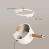 Carote 2qt Ceramic Nonstick Sauce Pan with Lid Cream - 3 of 4