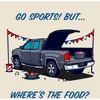 Go Sports! But Where's the Food? Adult Crew Neck Short Sleeve Tee - 2 of 2