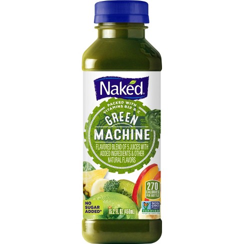 Naked Green Machine Juice Smoothie - 15.2 Fl Oz : Target