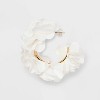 Fabric Hoop Petal Earrings - A New Day™ - 3 of 3