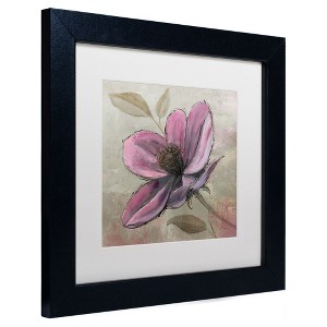 Trademark Fine Art -Emily Adams 'Plum Floral III' Matted Framed Art - 1 of 4