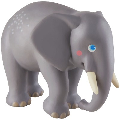 Haba Little Friends Elephant - Chunky Plastic Zoo Animal Toy Figure (