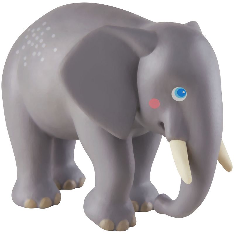 HABA Little Friends Elephant - Chunky Plastic Zoo Animal Toy Figure (4.5" Tall), 1 of 10