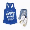 Simply Sage Market Makes Me Want A Hot Dog Real Bad Solid Racerback Tank - 4 of 4