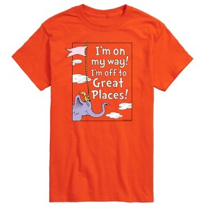 Men's - Dr. Seuss - I'm On My Way Short Sleeve Graphic T-Shirt - 1 of 4