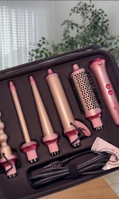 Wavytalk Heatwave Pro 5-in-1 Curling Wand Set, Includes Thermal