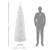 NicBex 6ft Artificial Pencil Christmas Tree Slim Tree with 390 Branch Tips and Plastic Stand for Decoration - 2 of 4