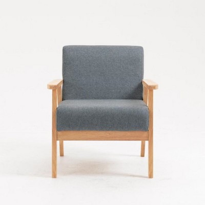 HOMLUX Bahamas Linen Fabric Chair