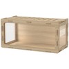 PawHut Hamster Cage, Small Animal Cage with Easy View Acrylic Panels, Air Vents & Openable Roof for Dwarf, Gerbil, Guinea Pig, 39" x 20" x 18.5", Oak - 4 of 4