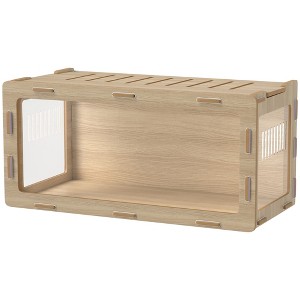 Hamster Cage with Easy View Acrylic Panels, Air Vents & Openable Roof, for Gerbil, Guinea Pig, 39" x 20" x 18.5" - 1 of 4