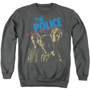 The Police Japanese Poster Adult Crewneck Sweatshirt - 1 of 4