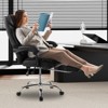 VEVOR Executive Office Chair with Footrest, 300lb Capacity Office Chair with Lumbar Pillow, PU Leather Reclining Home Office Desk Chairs, Black - 2 of 4