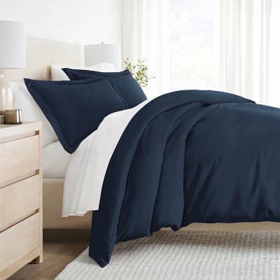 3 Piece Duvet Cover & Shams Set - Soft and Breathable, Double Brushed Microfiber, Wrinkle Free - Becky Cameron