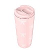 Zak Designs 20 fl oz Stainless Steel Vacuum Serenity Tumbler with Slide Lid - 3 of 4