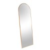 71"x27"Large Arched Full Size Mirror With Stand,Floor Mirror Arched，Metal Arch Full Length Mirror,Freestanding Mirror-The Pop Home - 3 of 4