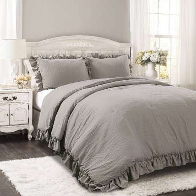 Ulloa Comforter Set Color: White, Size: Full/Queen Comforter + 2 Shams