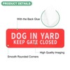 Unique Bargains Acrylic Safety Durable Indoor Outdoor Dog in Yard Signs 3x9 Inch - 2 of 4