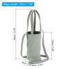 Unique Bargains Canvas Camping Fishing Wide-Open Water Bottle Holder with Strap - 2 of 4