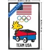 Trends International Team USA x Peanuts – Woodstock Drives the Zamboni Framed Wall Poster Prints - 3 of 4