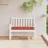 vidaXL Garden Bench Cushion Melange Red 39.4"x19.7"x2.8" Fabric - 3 of 4