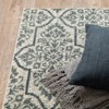 Farrah Floral Trellis Area Rug Ivory/Blue - Captiv8e Designs - 4 of 4