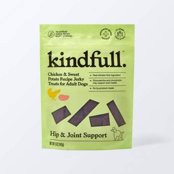 Hip & Joint Support with Chicken and Sweet Potato Jerky Dog Treat - 5oz - Kindfull™