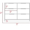 Okak Rustic 3-Drawer Bedroom Dressers with Superior Top,Wooden Dresser Chest,Chest of Drawers for Bedroom/Entryway/Study - 4 of 4