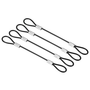 Unique Bargains Stainless Steel Stage Lighting Luggage Lock Double Loop Safety Lock Cables - 1 of 4
