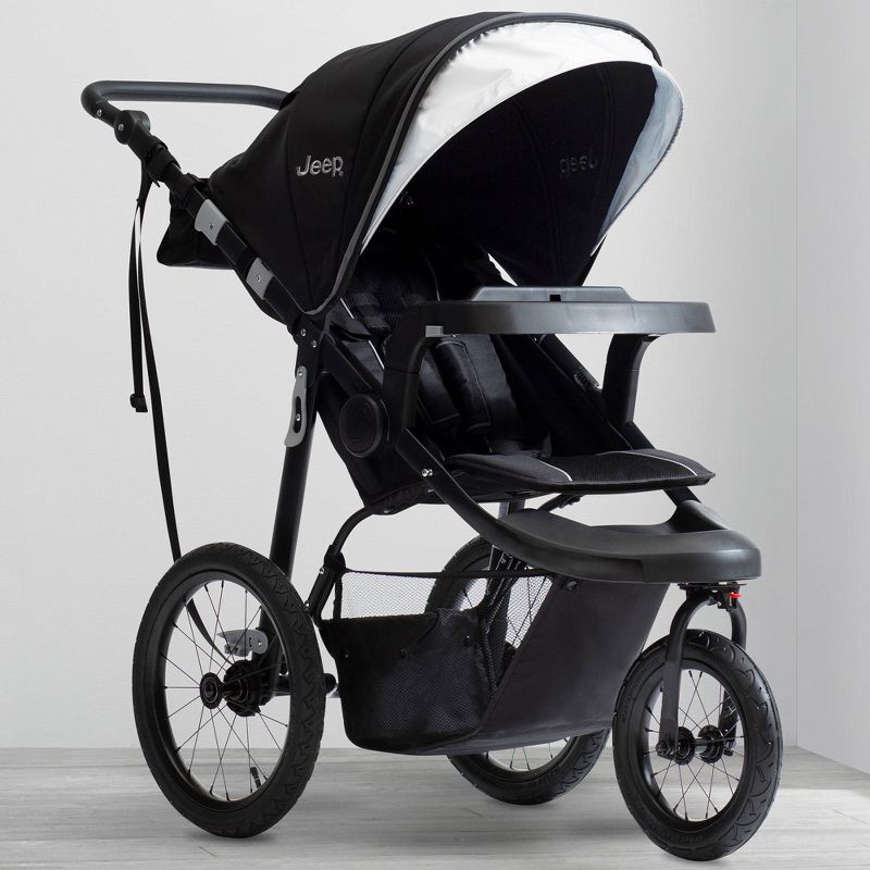 Jeep Hydro Sport Plus Jogger by Delta Children - Includes Car Seat Adapter - Black, 3 of 18