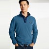 Lands' End Men's Heritage Fleece Snap Neck Pullover Top - 4 of 4