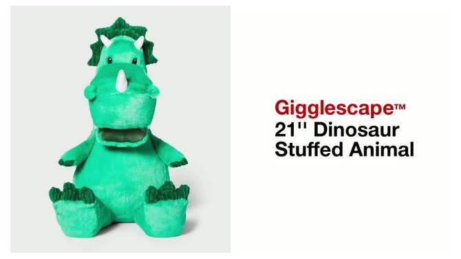 21&#39;&#39; Dinosaur Stuffed Animal - Gigglescape&#8482;, 2 of 8, play video