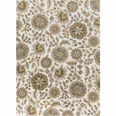 Hauteloom Mack Floral Wool Area Carpet