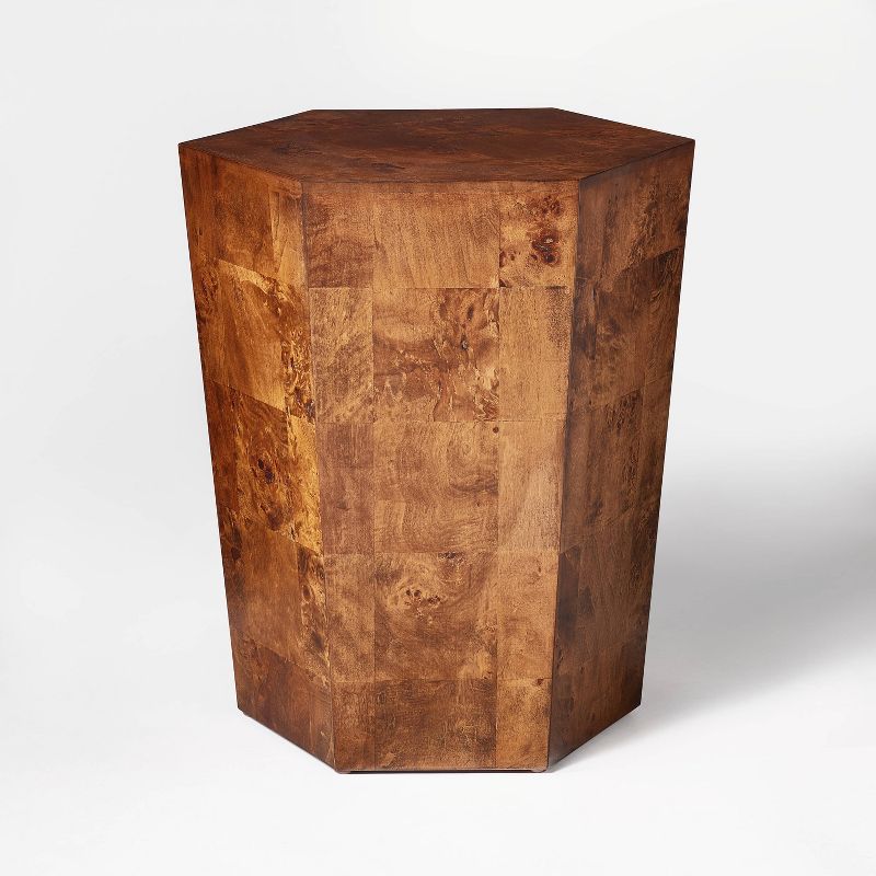 Ogden Burled Wood Accent Table - Threshold™ designed with Studio McGee, 4 of 13