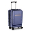 Hynes Eagle Carry on Luggage Airline Approved,  20 Inch Luggage with Front Compartment, Double Spinner Wheels, Blue - 2 of 4