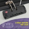 Kumasinova Hard-Shell Luggage,Set of 5,Expandable Suitcases with TSA Lock & Travel Bags,Front Opening Luggage with USB Ports,20"24"28" - 3 of 4