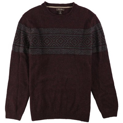 Tasso Elba Mens Crew Neck Knit Pullover Sweater
