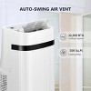Kismile 12000 ASHRAE BTU/8,000 BTU DOE 120-Volt Vented Medium Room Portable Air Conditioner Remote Included - 2 of 4