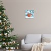 Stupell Industries Sleeping Fox in Snow Black Framed Giclee Art - 2 of 4
