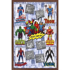 Trends International Marvel Comics - Action Figures Framed Wall Poster Prints - 1 of 4